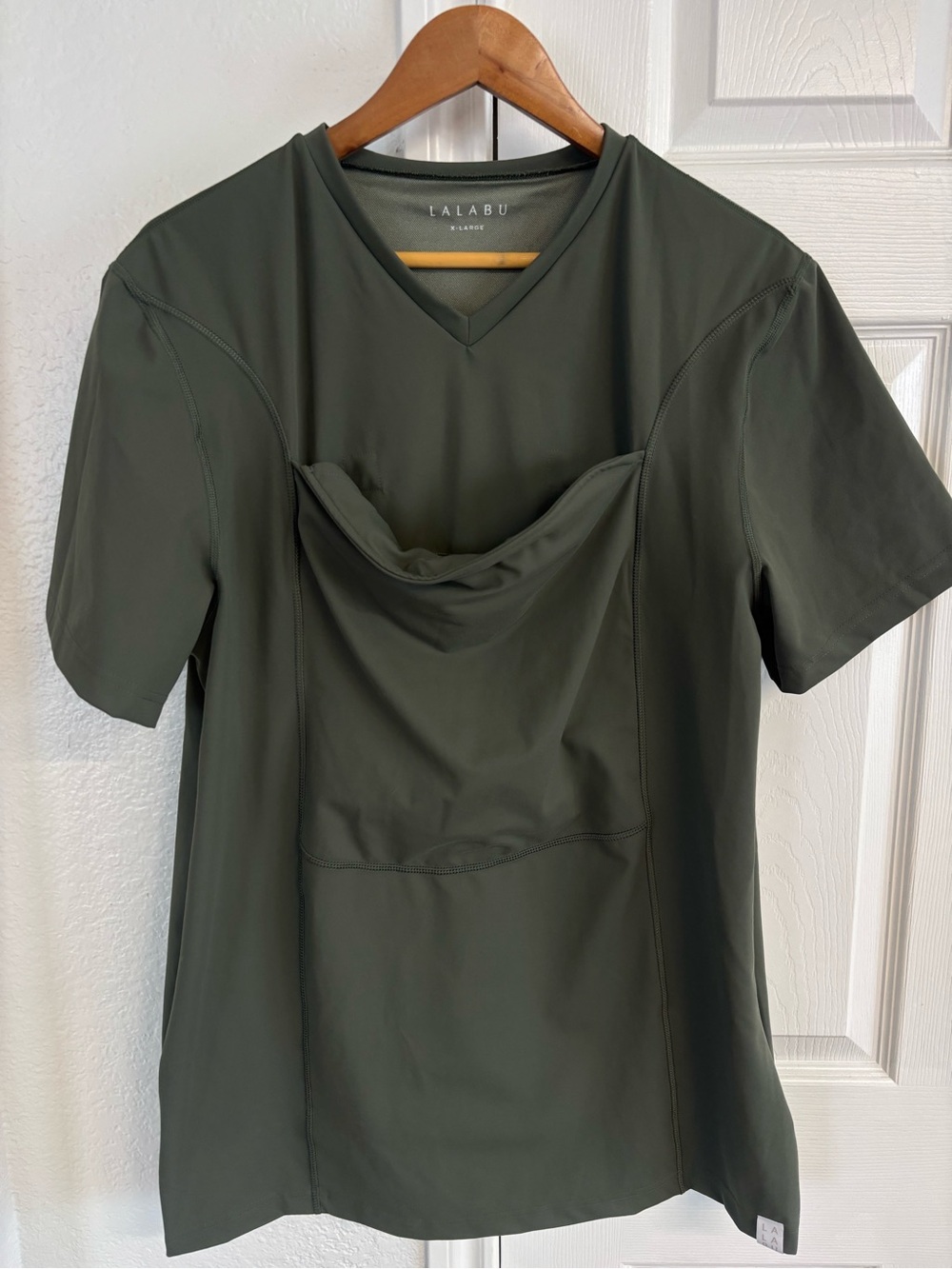 Lalabu Olive Green Dad Shirt Size XL